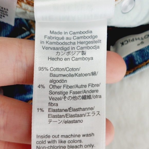 J. Crew Blue Light Wash Cotton Casual Skinny Five Pockets Jeans P4724 - Picture 8 of 10